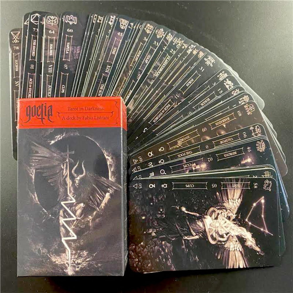 ARRIVING SOON...GOETIA -Tarot in the Darkness Fabiano Listrani : 78 tarot cards